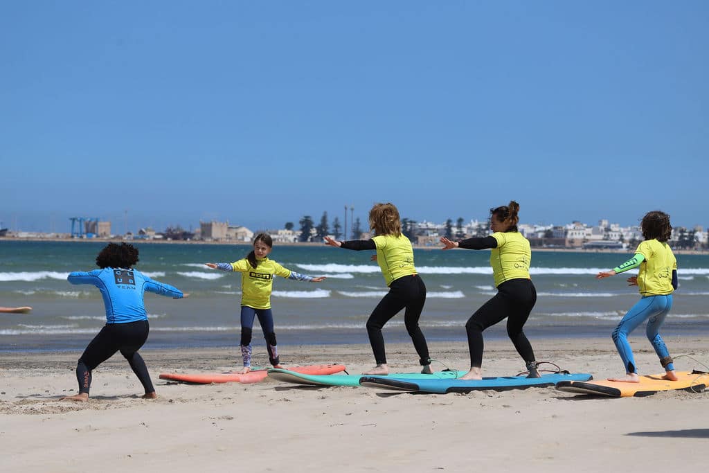 Cours de surf enfant